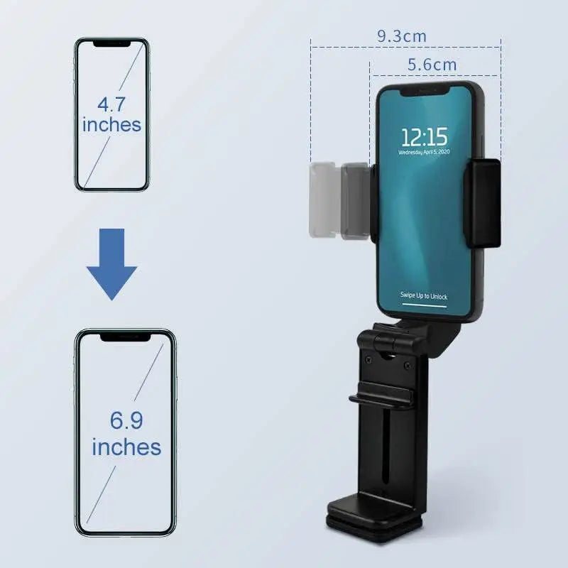 Replicate Airplane Cell Phone Stand Flight Mount Foldable Portable Phone Holder Desk Bed Phone Support Travel Essentials Gadgets