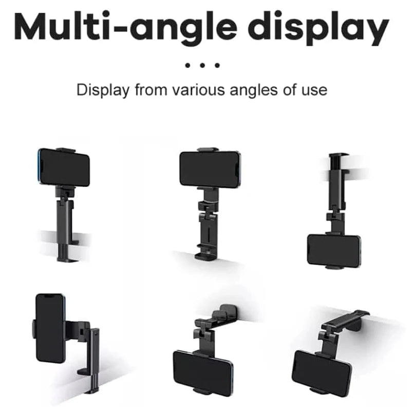 Replicate Airplane Cell Phone Stand Flight Mount Foldable Portable Phone Holder Desk Bed Phone Support Travel Essentials Gadgets