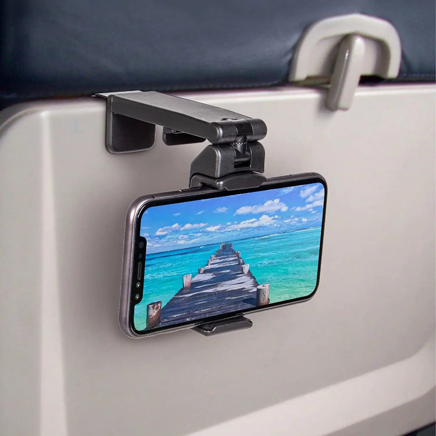 Replicate Airplane Cell Phone Stand Flight Mount Foldable Portable Phone Holder Desk Bed Phone Support Travel Essentials Gadgets